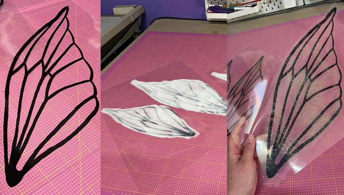 Cosplay Fairy Wings Tutorial step 1-2-3