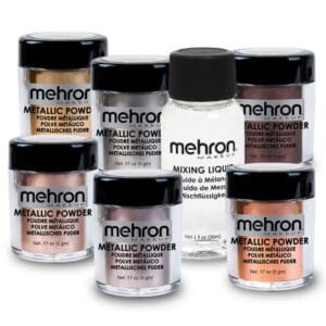 Mehron Metallic Powder with mixing liquid