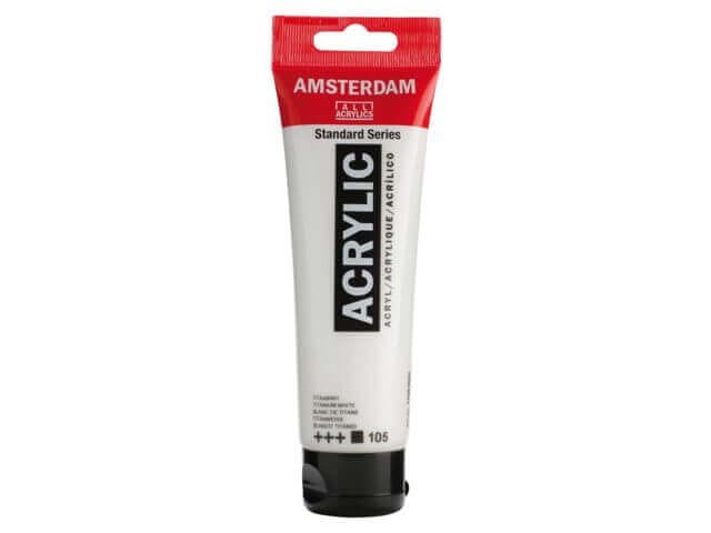 Amsterdam Acrylic Paint - 105 Titanium White