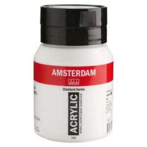 Amsterdam Acrylic Paint - 105 Titanium White