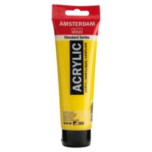 Amsterdam Acrylic Paint - 268 Azo Yellow Light
