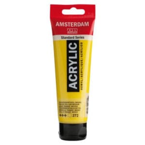 Amsterdam Acrylic Paint - 272 Transparent Yellow Medium