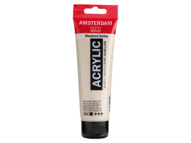 Amsterdam Acrylic Paint - 292 Naples Yellow Red Light