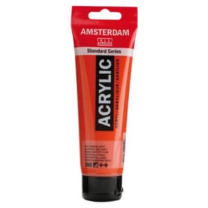 Amsterdam Acrylic Paint - 398 Naphthol Red Light