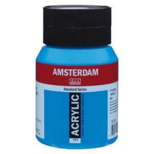 Amsterdam Acrylic Paint - 582 Manganese Blue Phthalo