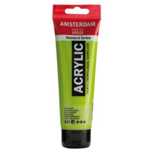 Amsterdam Acrylic Paint - 617 Yellowish Green