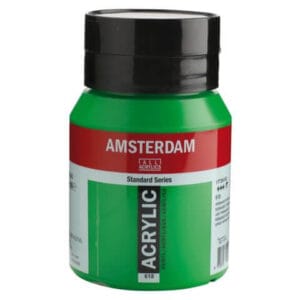 Amsterdam Acrylic Paint - 618 Permanent Green Light
