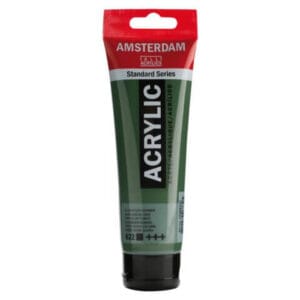 Amsterdam Acrylic Paint - 622 Olive Green Dark