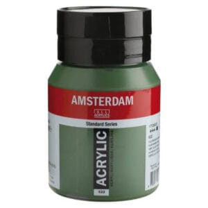 Amsterdam Acrylic Paint - 622 Olive Green Dark