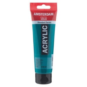 Amsterdam Acrylic Paint - 675 Phthalo Green