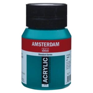Amsterdam Acrylic Paint - 675 Phthalo Green