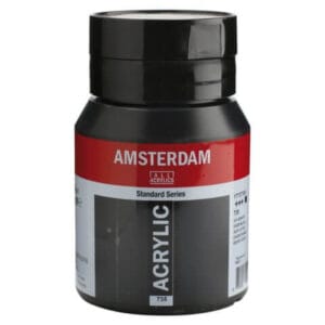 Amsterdam Acrylic Paint - 735 Oxide Black