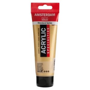 Amsterdam Acrylic Paint - 802 Light Gold (specialties)