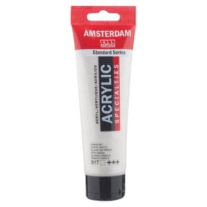Amsterdam Acrylic Paint - 817 Pearl White (specialties)