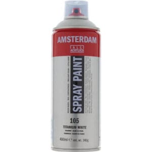 Amsterdam Acrylic Spray Paint - 105 Titanium White (400ml)