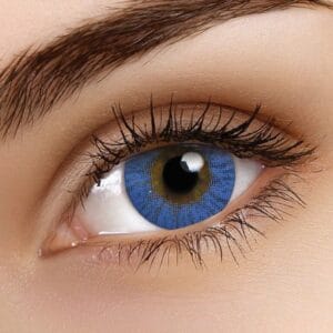 ColourVue Basic Blue 14mm Fashion Colored Contact Lenses (3 months)
