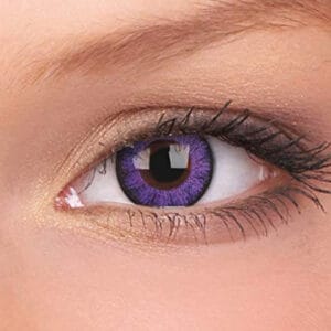 ColourVue BigEyes Ultra Violet 14mm Colored Contact Lenses (3 months)