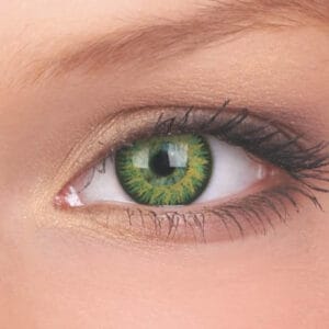 ColourVue Glamour Green 14mm Fashion Colored Contact Lenses (3 months)
