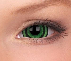 ColourVue Green Goblin 17mm Crazy Colored Contact Lenses (1 year)