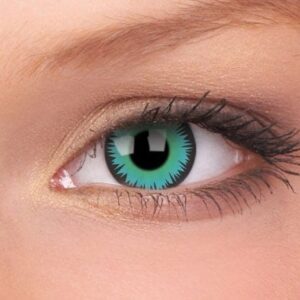 Green Werewolf 14mm Crazy Colored Contact Lenses (1 year)