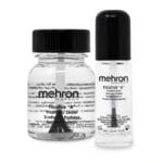 Mehron Fixative A Sealer with brush products