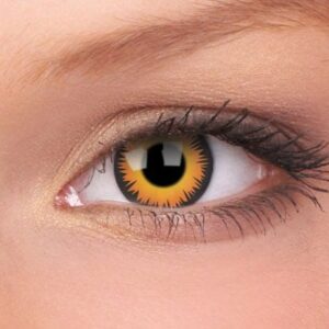 Orange Werewolf 14mm Crazy Colored Contact Lenses (1 year)
